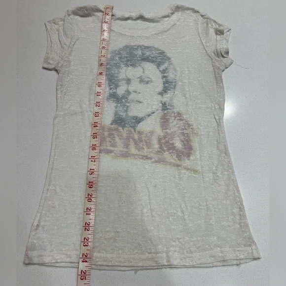 Vintage David Bowie Ziggy Stardust sheer rock band T-shirt - Picture 4 of 4